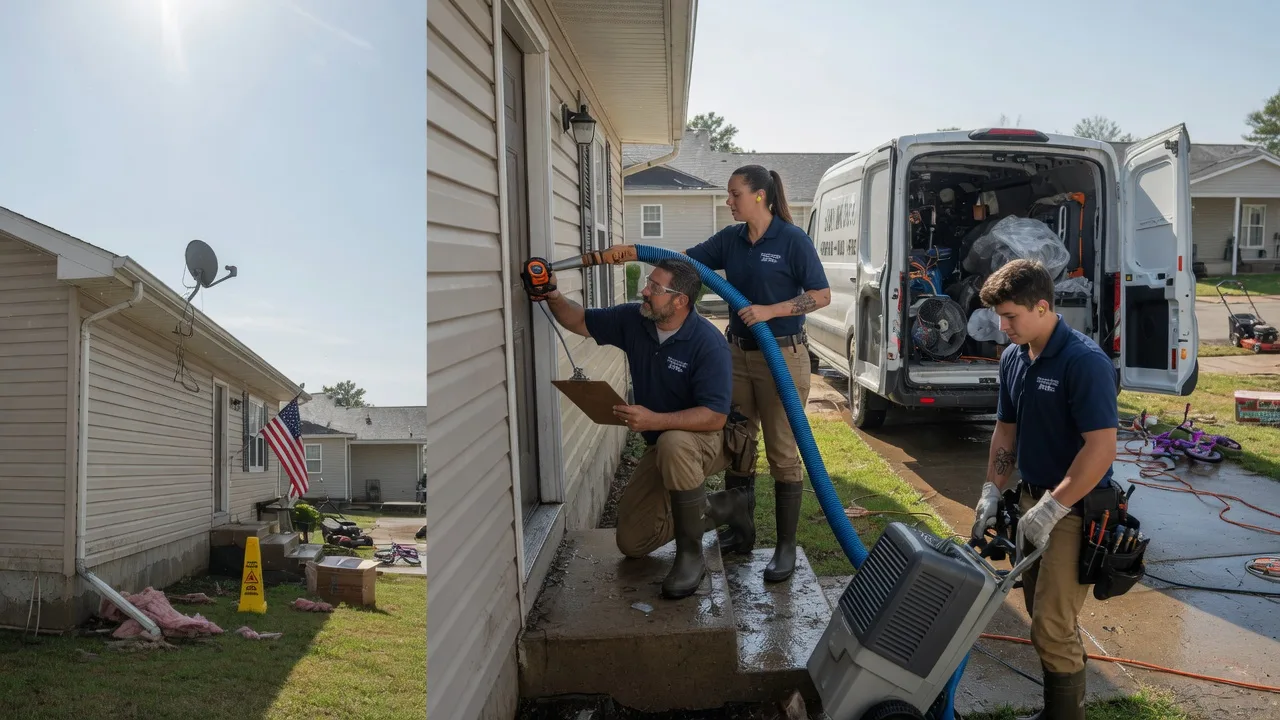 Ceiling Water Damage Restoration in Flintstone, GA near me